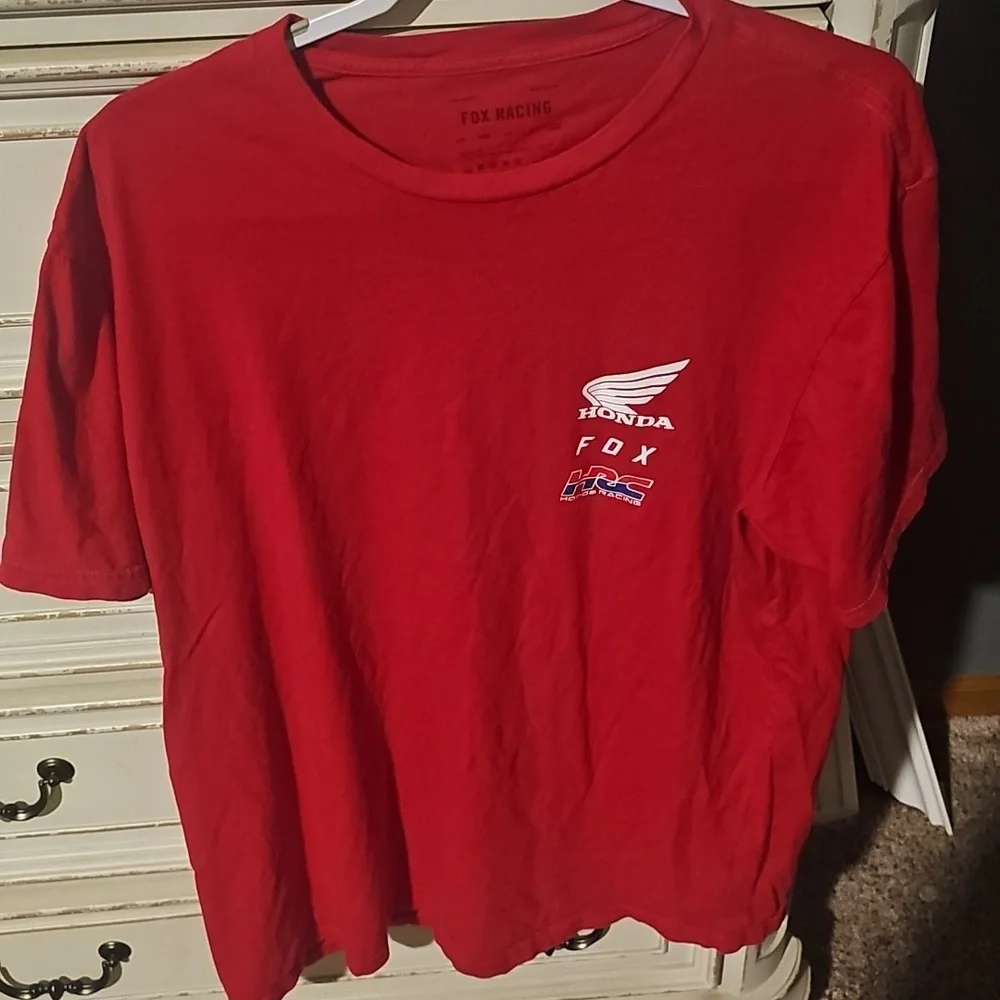 Fox Racing Red T-Shirt - Picture 1 of 4